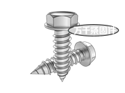 C牙細牙十字槽球面圓柱頭自攻螺釘 ASME B18.6.4