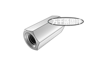 六角長(zhǎng)螺母 IFI 128