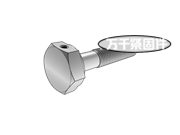 六角頭頭部帶孔細(xì)桿螺栓 MS 9527